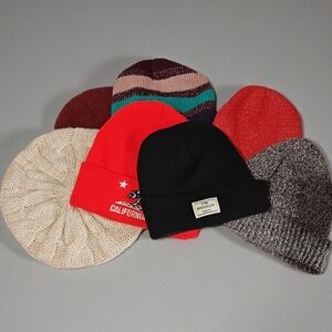 Winter Beanie Hats - Bundle of 7